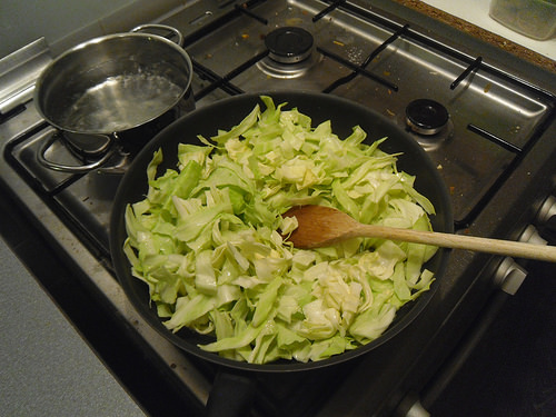 Adding the pointed Cabbage