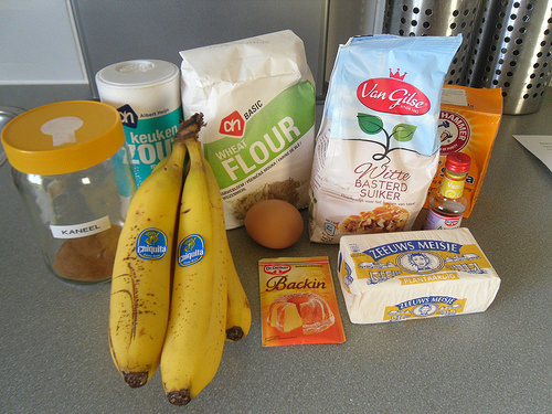 Banana Muffin Ingredients