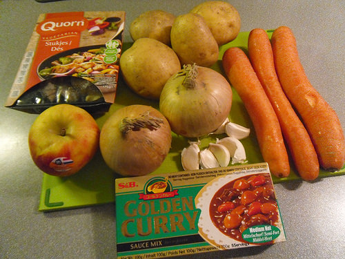 Japanese Curry Ingredients