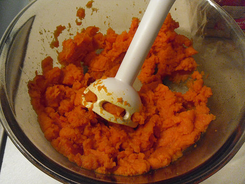 Pureed carrots