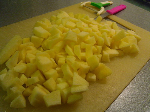 Sliced and Diced apples