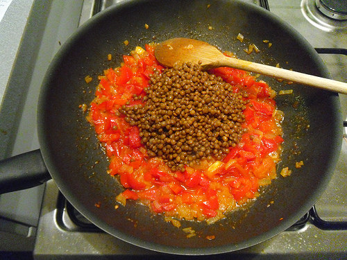 adding lentils