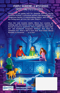 back cover Amanda Lester and the Purple Rainbow Puzzle