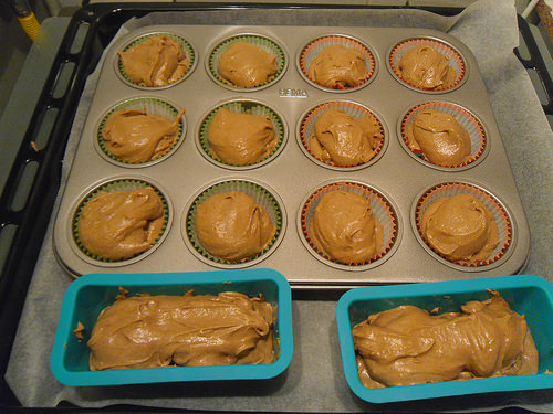 Speculaas Muffins before oven