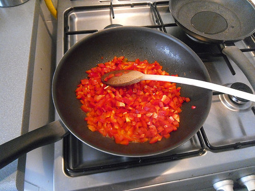 baking-the-red-bell-pepper
