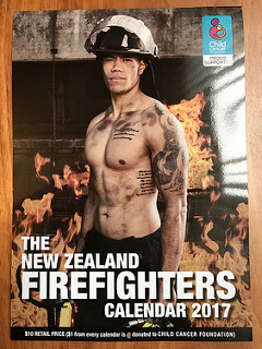 New Zealand Fire Fighters Calendar 2017
