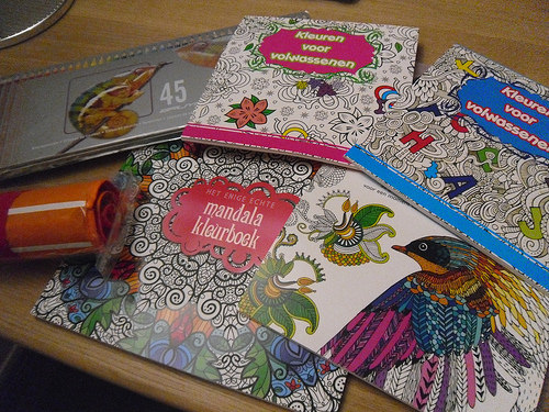 Colouring Books and pencils