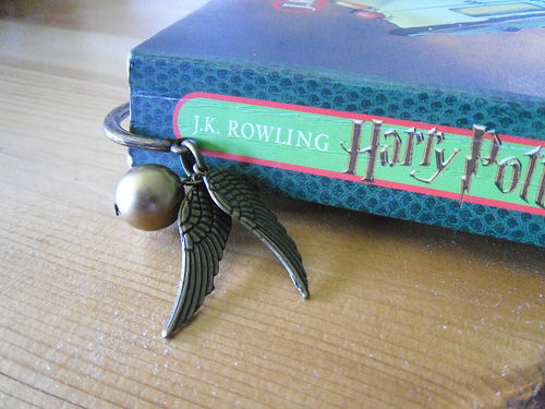 Harry Potter book and bookmark