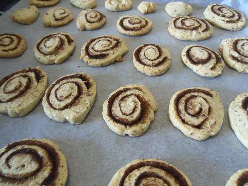 Cinnamon swirl cookies